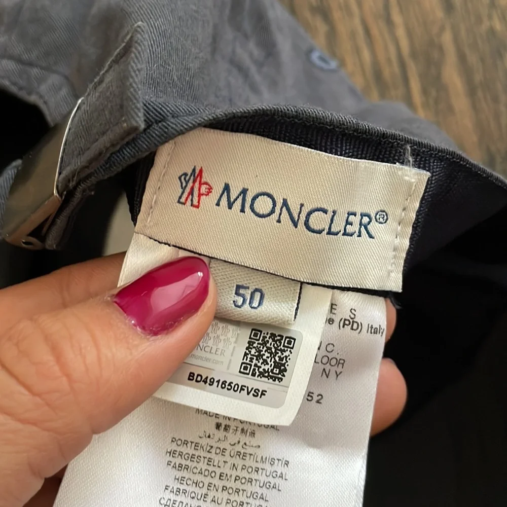 Moncler kids navy hat Size 50 My Son Wore Baby To 4 Years